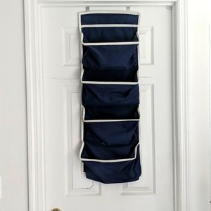 Pottery barn kids navy blue over door organizer